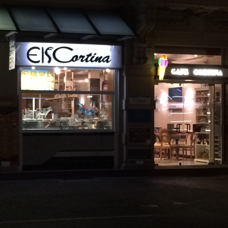 Eis Cortina,  Eiscafe in Karlsruhe
