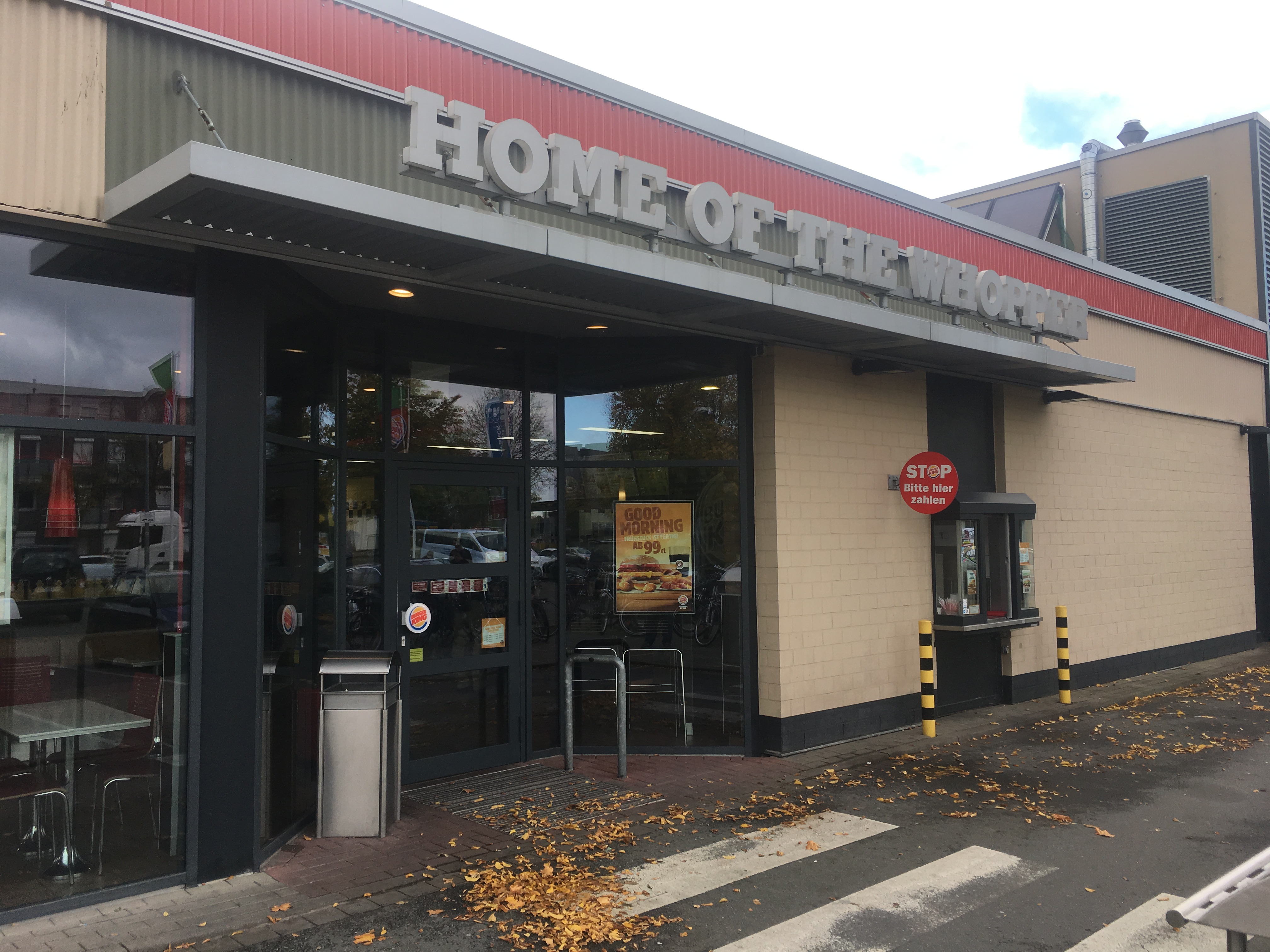 Außenansicht Burger King in Münster